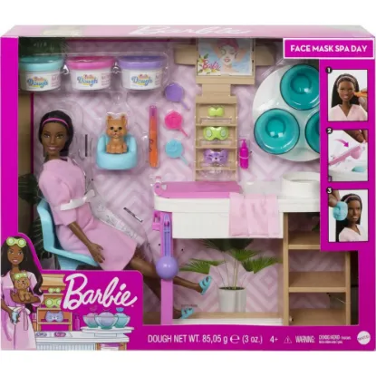 Picture of Barbie Face Mask Spa Day Playset