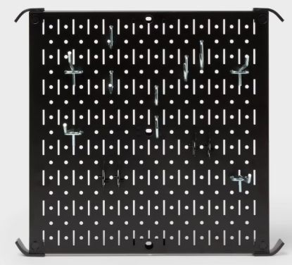 Picture of Brightroom™ 16" Square Metal Pegboard - Black