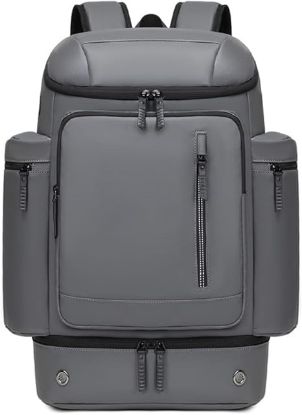 Picture of Outdoor-Style Multi-Pocket Backpack for Men & Women - Gray