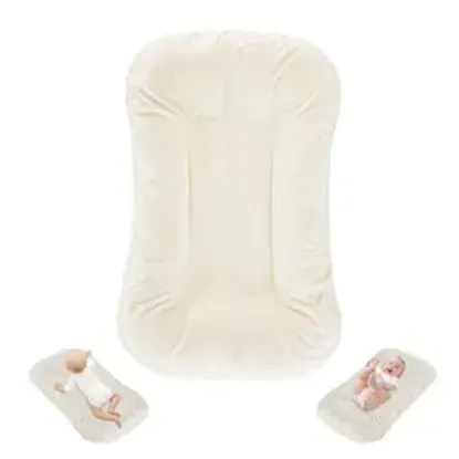 Picture of Baby Lounger - Ivory and 2-pack of Covers - Clay/Beige