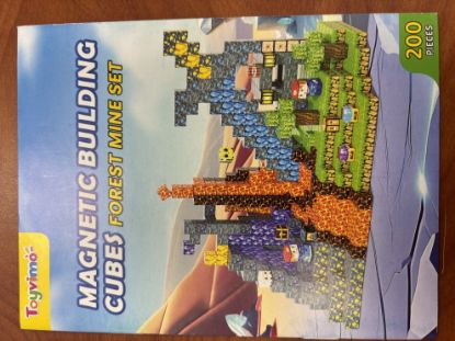 Picture of Toyvimo Magnetic Building Cubes - Forest Mine Set - 200 pc