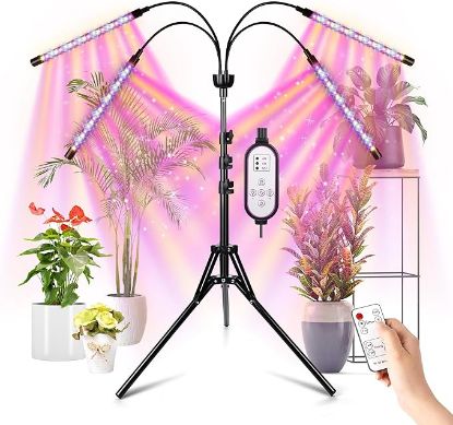 Picture of LED Grow Lights for Indoor Plants - Red Blue White