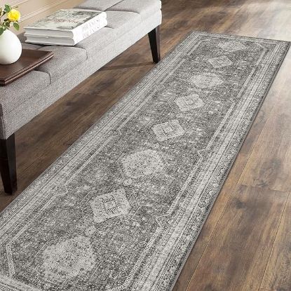 Picture of GENIMO 2x6 Non Slip Hallway Runner Rug - Gray