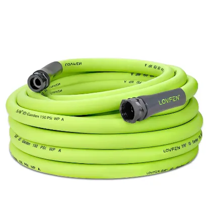 Picture of LOVFEN 50ft Heavy-Duty Rubber Garden Hose