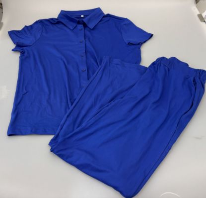 Picture of Women's 2-pc Lounge Set - Royal Blue - Large