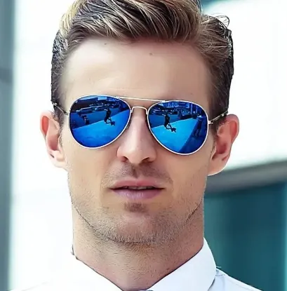 Picture of Men's Police Brand Sunglasses Toad Mirror Polarized