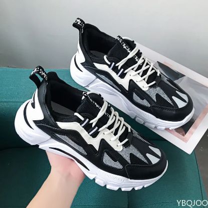 Picture of Men's Tennis Shoes - Black/White - Size 44 -(10.5 US size)