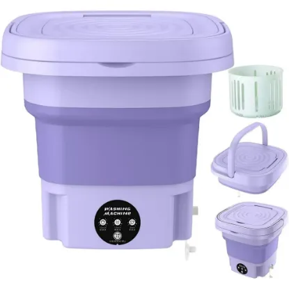 Picture of Mini Washing Machine 8L-Purple