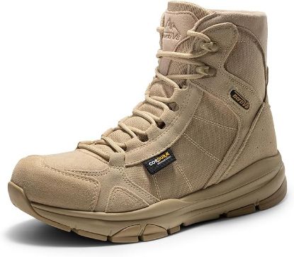 Picture of Men's NORTIV 8 Lightweight Military Tactical Work Boots - Sand - Size 10.5