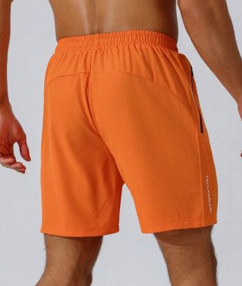 Picture of Men's Drawstring Shorts - Orange - XXXL