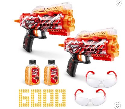 Picture of XSHOT Hyper Gel Mini Toy Gel Blaster - 2PK (with 8 Darts) by ZURU
