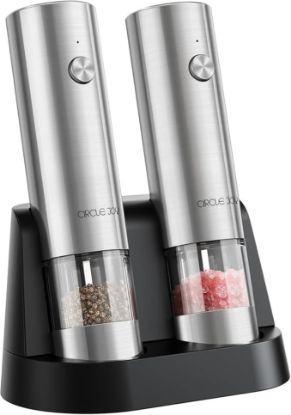 Picture of CIRCLE JOY Electric Salt and Pepper Grinder Set - Stainless Steel