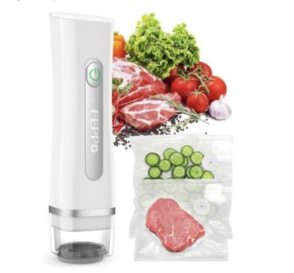 Picture of FEPPO Handheld Vacuum Sealer for Food with Visible Water Tank