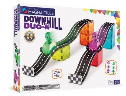 Picture of MAGNA-TILES Downhill Duo: Magnetic Building Sets for Creative Thinking & STEM Learning, 40 Pieces