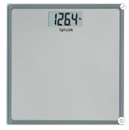 Picture of Digital Glass Bathroom Scale Gray/Silver - Taylor