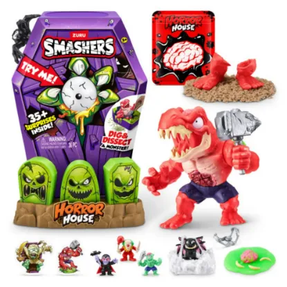 Picture of Smashers Mega Horror House, Surprise Unboxing, Interactive Novelty Collectable Toy for Kids by ZURU