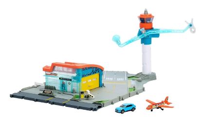 Picture of Matchbox Airport Takeoff Adventure Playset with Diecast Toy Audi Car & Plastic Plane