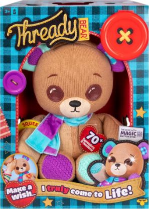 Picture of Thready Bear - Interactive 14" Plush Teddy Bear