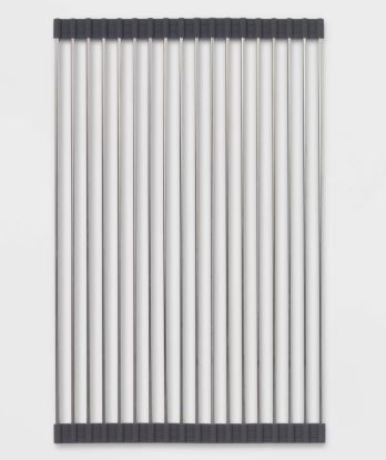 Picture of Over the Sink (Roll Away) Dish Drainer Silver - Brightroom™