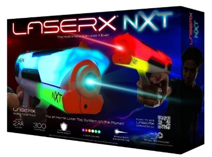 Picture of Laser X NXT Max Blasters 2 Player Pack 300 Range