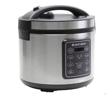 Picture of West Bend 20 Cup Multi-Function Rice Cooker - Stainless Steel