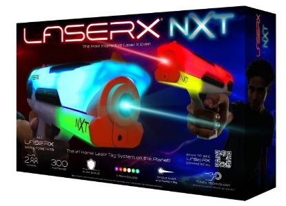 Picture of Laser X NXT Max Blasters 2 Player Pack 300 Range