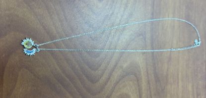 Picture of 925 Sterling Silver Sun & Moon Necklace