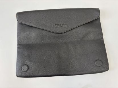Picture of Verlye Vegan Leather Laptop Sleeve Clutch - Black