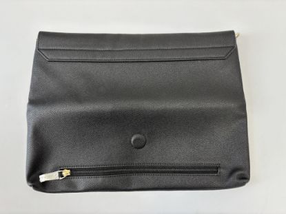 Picture of Verlye Vegan Leather Laptop Sleeve Clutch - Black