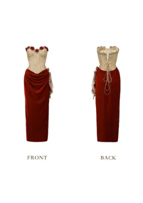 Picture of Lacemade Wild Rosa in Spain Corset Dress - XL