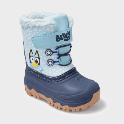 Picture of Toddler Bluey Winter Boots - Blue 12T