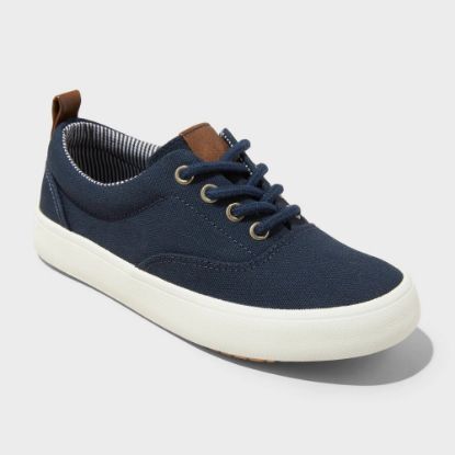 Picture of Kids' Jett Low Top Sneakers - Cat & Jack™ Navy Blue - Size 6
