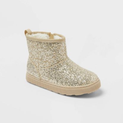 Picture of Toddler Arlo Booties - Cat & Jack™ Gold - Size 7T