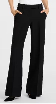 Picture of Editor Mid Rise Trouser - Pitch Black -Size 0S
