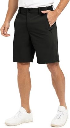Picture of TBY Men's 9" Golf Shorts - Black - Size 44