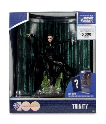 Picture of Movie Maniacs WB 100 W2 Matrix Trinity 6-Inch Posed Figure