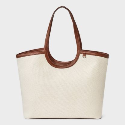Picture of Women's a New Day™ XL Cut Out Tote Handbag - Off White