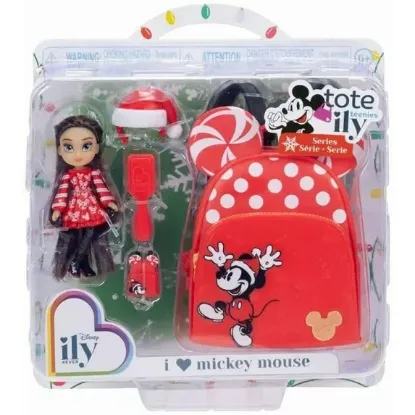 Picture of Disney Tote Ily Teenies Holiday I Love Mickey Mouse Mini Doll