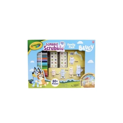Picture of Crayola Scribble Scrubbie 80pc Bluey Family Pack
