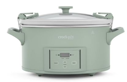 Picture of Crock-Pot 7qt Programmable Countdown Cook and Carry Slow Cooker - Desert Sage
