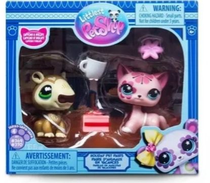 Picture of Littlest Pet Shop Holiday Pet Pairs Capycino & Biscatti Mini Figure 2-Pack