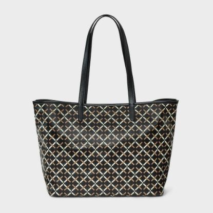 Picture of a New Day™ Coated Canvas Tote Bag - Black
