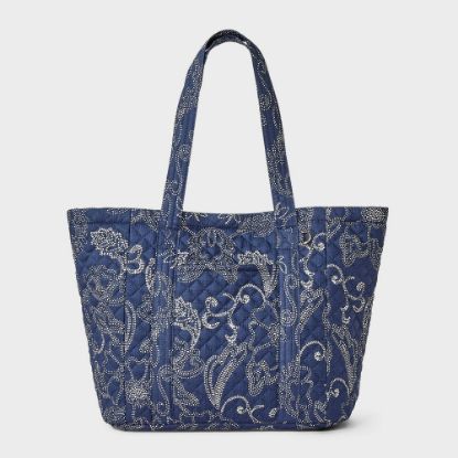 Picture of Universal Thread™ - Soft Quilted Tote Bag - Navy Blue