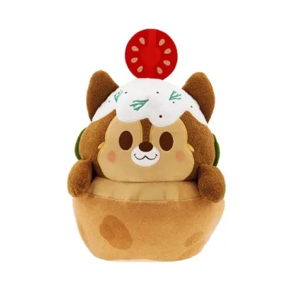 Picture of Disney Munchlings Chip 'n Dale Chip Falafel Pita Pocket Street Food Stuffed Animal