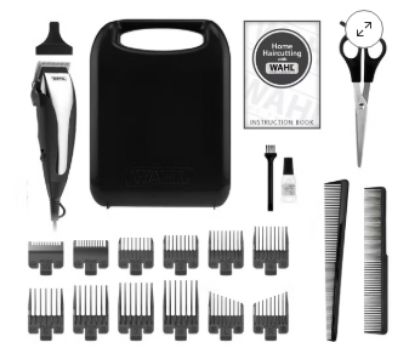 Picture of Wahl Chrome Cut Corded Electric Hair Clipper Kit with Self Sharpening Blades