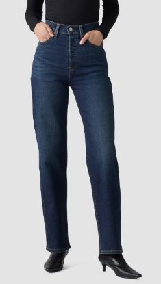 Picture of Levi's® Women's Ribcage Straight Jeans - Dark 26 x 30