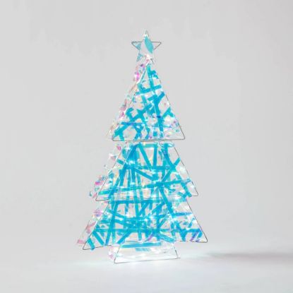 Picture of 33" LED Iridescent Tree Christmas Novelty Sculpture Light - Wondershop™