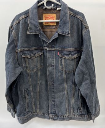 Picture of Levi's Men's Relaxed-Fit Trucker Jacket - XL - Dark Wash