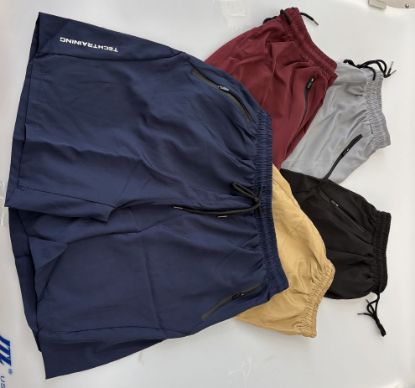 Picture of Men's Athletic Gym Shorts - 5 Pairs - Large