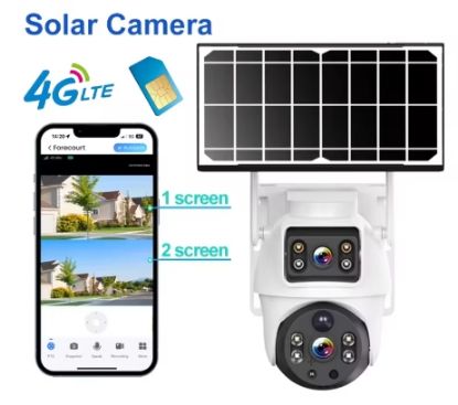 Picture of V380MAX 4G Sim Outdoor Solar Camera - White